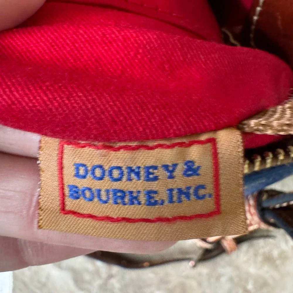 Dooney & Bourke Midnight Blue Pebble Grain Leather Crossbody & Shoulder Bag NWOT